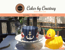 Tablet Screenshot of cakesbycourtney.com